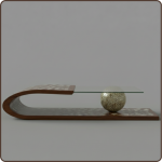 طاولة وسط لف زجاج94